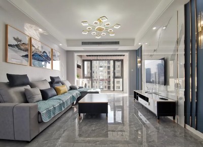 三室一厅装修效果图现代轻奢