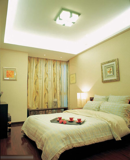 清新自然 无限舒适绿色卧室装修效果图-